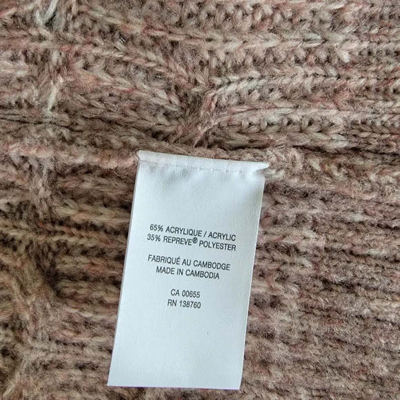Reitmans Cozy Pink Knit Sweater Sz Large - Picture 8 of 8